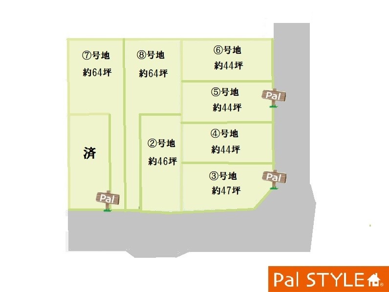 分譲地 明石市大久保町大窪 全8区画