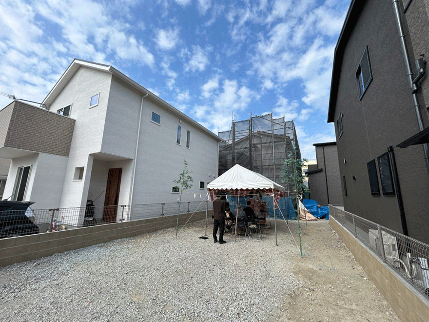 建築中の家 家族の想いが詰まったお家