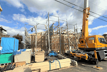 建築中の家 平屋のおうち