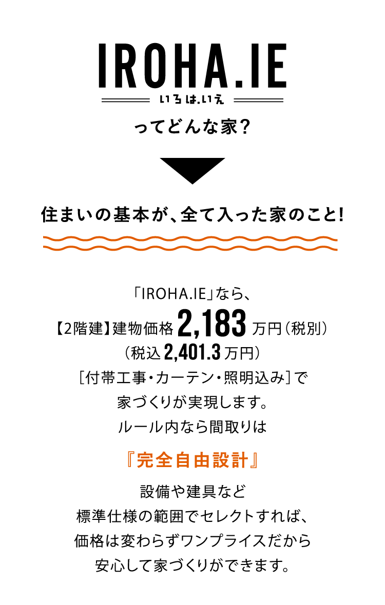 いろ.はいえってどんな家？住まいの基本が、すべて入った家のこと！